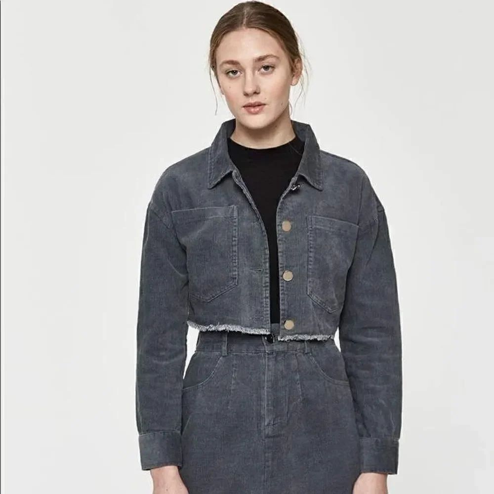 Farrow by Need Supply Co. Cropped Corduroy Jacket
